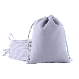 SANSAM Bolsas de regalo grandes de terciopelo con cordón, 10 bolsas de joyería de tela de terciopelo de 8.0 x 10.0 pulgadas, bolsas de tarot rune