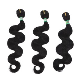 OHPHCALL 3pcs Body Wave Hair Extensions Brazilian Body Wave Human Hair Wigs for Women