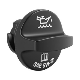 FC256 Engine Oil Filler Cap Compatible with GM Equipment,Twist-On Design- Replaces OEM #25192632- Black Rubber/Plastic