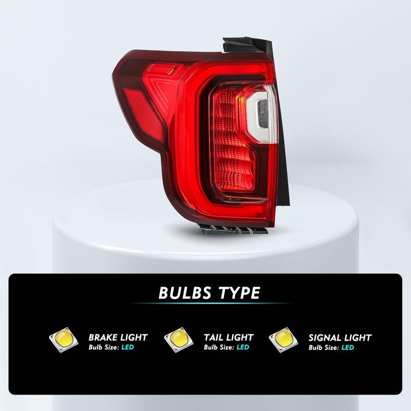 TUSDAR LED Tail Light Assembly For 2020-2023 GMC Acadia SL