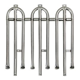 Burner Pipe Set for 3-Bulb Gas Grill/Roasting Dish Gas Grill Gastro Roaster Professional Grill Club