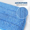 MABUBU 3 Pack Microfiber Mop Pads, Mop Replacement Pads Refills