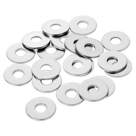 M8 Flat Washers 24mm Flat Washers 304 Stainless Steel Fender Washers Hardware Metal Washers Kit for Screws and Bolts, 2mm Thickness (20 Pcs)