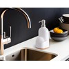 Clasin Home Kitchen Soap Dispenser with Sponge Holder, Refillable Acrylic