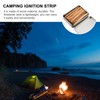Operitacx 1set Kindling Wood Stick, Natural Flame Firelighters, Outdoor Fire