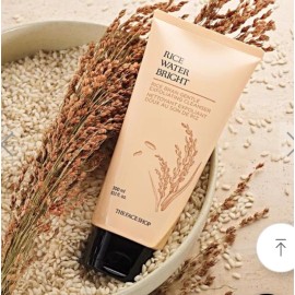 THE FACE SHOP RICE WATER BRIGHT RICE BRAN GENTLE EXFOLIATING CLEANSER 10.1 oz