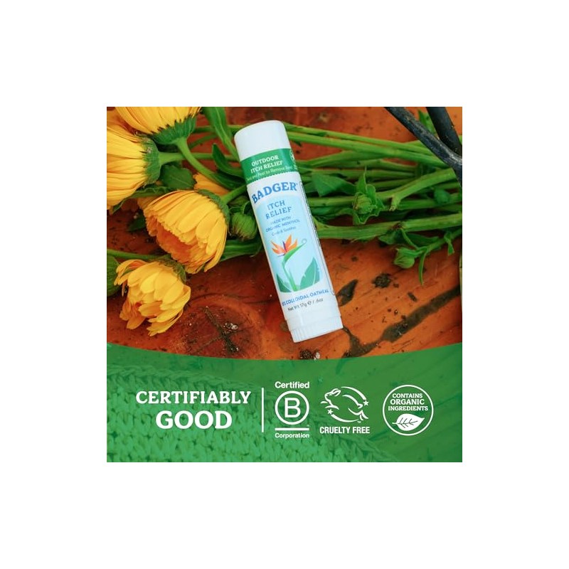 Badger After Bug Balm - Bite Relief Stick - 0.6oz