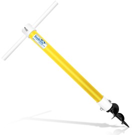AugBrella Commercial Beach Sand Anchor - Holder for Umbrella (Yellow)