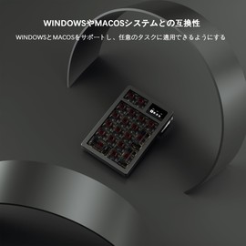 NLOFIN VIA Programmable Number Pad,USB Wired Macro Mechanical Numpad, 19-Key Numpad Portable Keypad with RGB Backlight, Aluminum Alloy with Knob (Black)