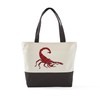 CafePress Red Scorpion Canvas Tote Top Zipper Closure
