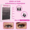 Kit De Extensiones De Pestañas 3d Volumen D-8-18mm Esponjoso