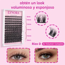 Kit De Extensiones De Pestañas 3d Volumen D-8-18mm Esponjoso