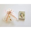 First communion, Quinceañera blush ribbon organza gift bag Angel de