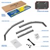 Goodyear Shatterproof in-Channel Window Deflectors for Ford Maverick 2022-2026, Rain