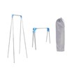 Yuhtech Extendable Clothes Rail Portable Clothes Rack Foldable Small Adjustable