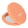 GOODY Compact Mirror - Coral, Double-Sided Easy-Grip Magnifying Mirror with