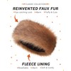 Futrzane Classic Headband - Faux Fur Headbands for Women -