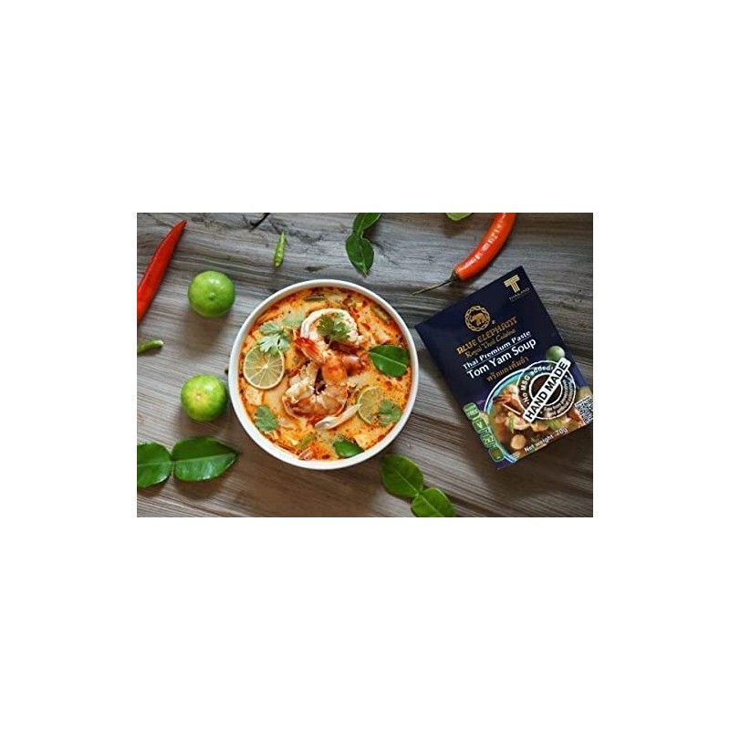 Blue Elephant Tom Yam Chilli Paste, 220 g