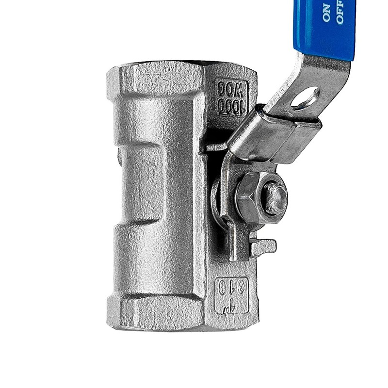 FSA Ball Valve Stainless Steel 316 1 Inch 1-Piece 2-Way