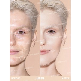 SHEGLAM Complexion Boost Concealer Sponge-Head Applicator Matte Liquid Concealer Long Lasting Brightening Color Corrector Weightless All-Day Long Lasting Hydrating Concealer-Linen