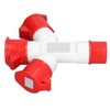 Industrial Socket Waterproof Electrical Connector 3 Way 16A Outlet for
