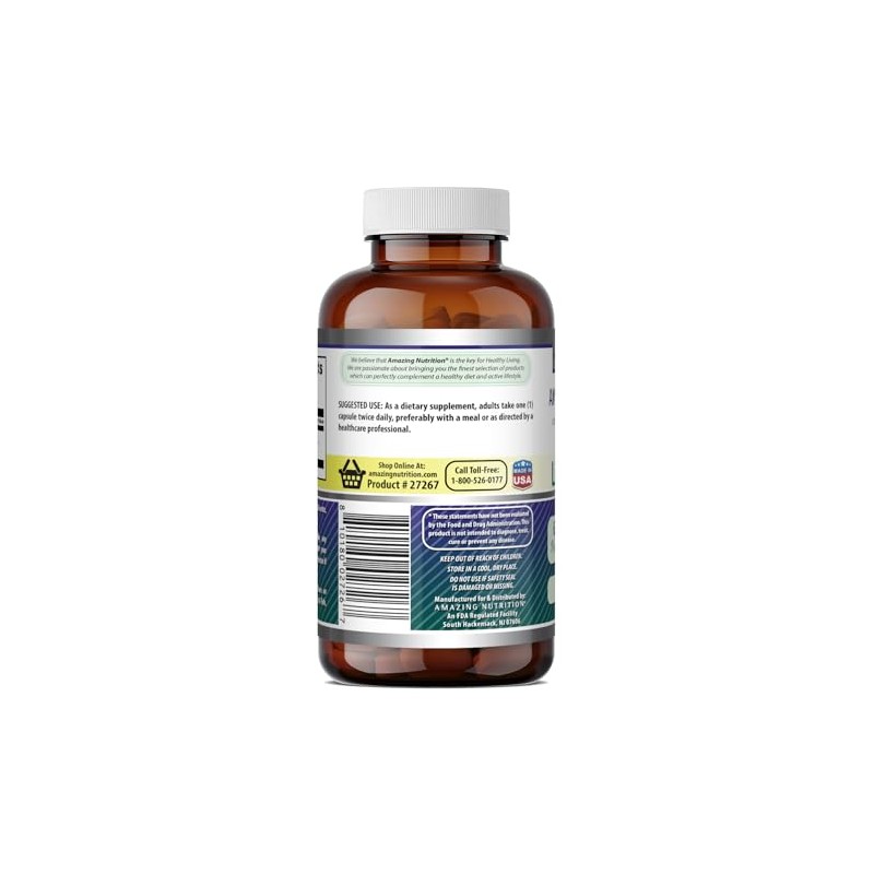 Amazing Formulas Ácido Alfa Lipoico 600 Suplemento Dietario Cápsulas