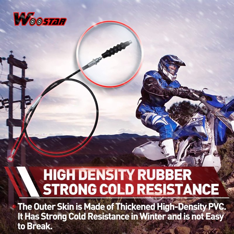 WOOSTAR 38.2" Clutch Cable with Adjuster Replacement for Apollo RFZ