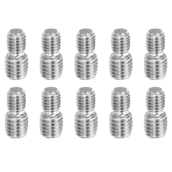 PATIKIL M8 x 1.25 to M10 x 1.5 Double End