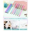 GAUENEEN 12PCS Rainbow Colored Pre-sharpened pencils HB #2, Eco-friendly and