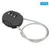 PATIKIL Combination Lock 12 Inch, 3 Pcs 3 Digit Outdoor