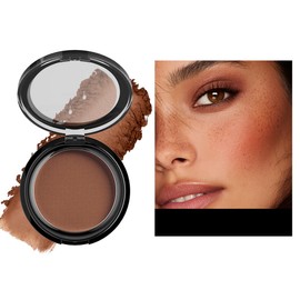 Polvo Bronceador Contorno Mate Multiusos para Rostro y Cuerpo, Textura Suave como Terciopelo, Efecto 3D Natural, Ideal para Nariz, Pómulos y Ojos (04#)