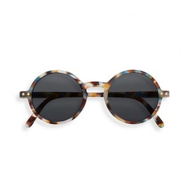 Ijipiji Junior Sunglasses for Kids #G Round, blue otas/grey