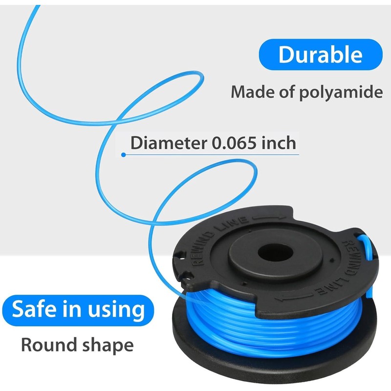 Replacement Spool & Line For Karcher LTR-18-30 Strimmer Grass Edge