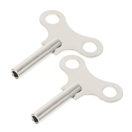 Operitacx 2Pcs Vintage Desk Clock Winding Keys Durable Steel Mechanical Clock Key Diameter for