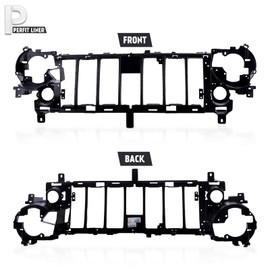 Perfit Liner Front Grille Grill Mounting Panel with Fog Light Holes Compatible With 2005-2007 JEEP Liberty CH1223101 55156755AF