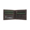 VISCONTI Hunter Oiled Leather Shield Wallet 707 Oil Brown RFID