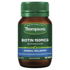 Thompsons Buy Thompsons Biotin 150mcg 100 Tablets Online