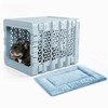 KindTail PAWD Collapsible Puppy and Dog Crate + Washable Bed