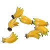Uniquer 20Pcs Yellow Banana Micro Model Charms,Resin Imitation Food Lovely
