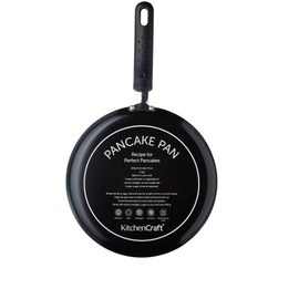 Kitchencraft Aluminium Non-stick Crêpe Pan With Printed Recipe, 24cm (9.5")