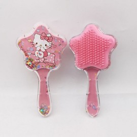 Sanrio Cartoon Five-Star Children's Hair Comb for Girls One Size/Five-Star Shaking Comb, Random 4 20ea