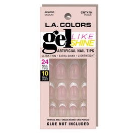 L.A. COLORS Gel Like Shine Nail Tips, Vogue CNT479