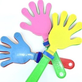 Clapping sound cheering tool Random color/Cheering tool/Clapping tool/Hand-shaped light stick/Hand-shaped cheering tool/Clapping cheering tool/Classical / 짝짝이 박수소리 응원도구 색상랜덤/응원도구/짝짝이도구/손모양응원봉/손모양응원도구/박수응원도구/클래