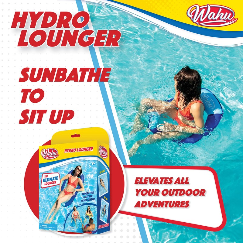 WAHU Hydro Lounger Versatile Pool Lounge Float for Sunbathing, Inflatable