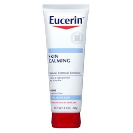 Eucerin Creme Skin Calming 8 Ounce Tube (Fragrance-Free) (236ml) (6 Pack)