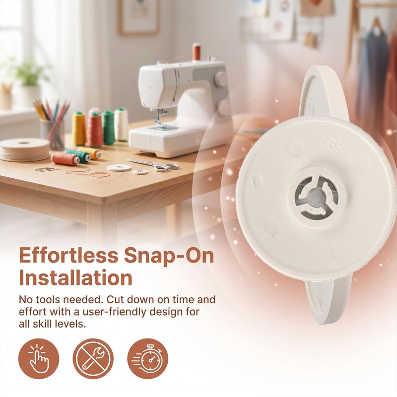 3 PCS Sewing Machine Spool Cap Set, 40mm 30mm 25mm