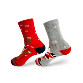 KKVXVEUQZ Women's Christmas Socks Premium Cotton Comfortable Holiday Gift Festive Socks for Seasonal Cheer Stylish (2)