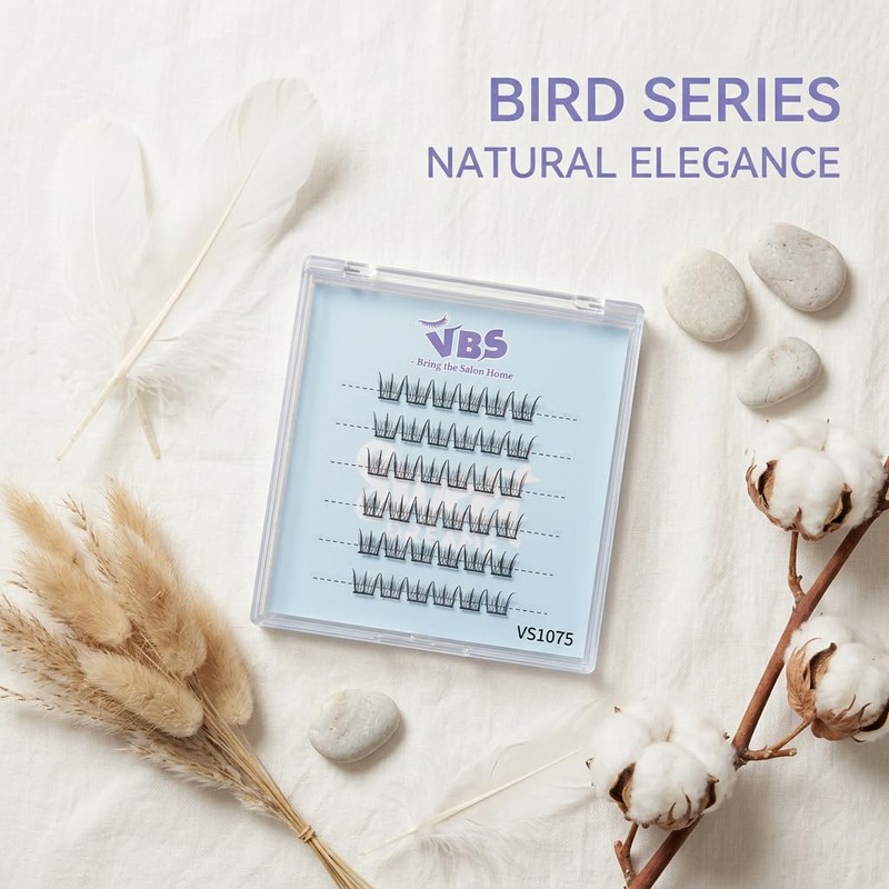 VBS self-adhesive eyelashes 10mm Beauty | Natural Lash Clusters for
