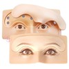 5D Eyebrow Makeup Practice Board Disassemble Replaceable Reusable Silicone Eye