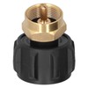 Refill Adapter 1/4in Tank Cylinder Coupler Gas Propane Regulator Valve
